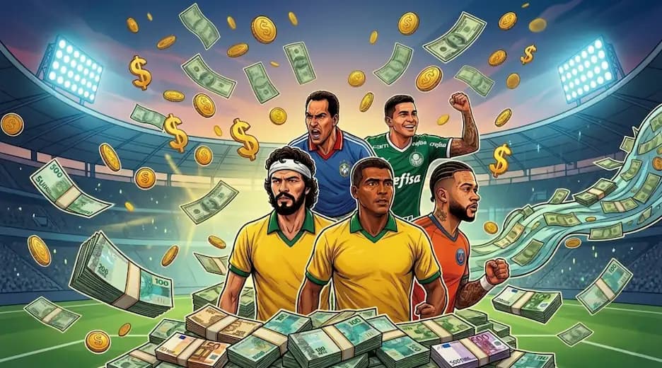 Estamos vivendo a era dos salários mais astronômicos do futebol brasileiro?